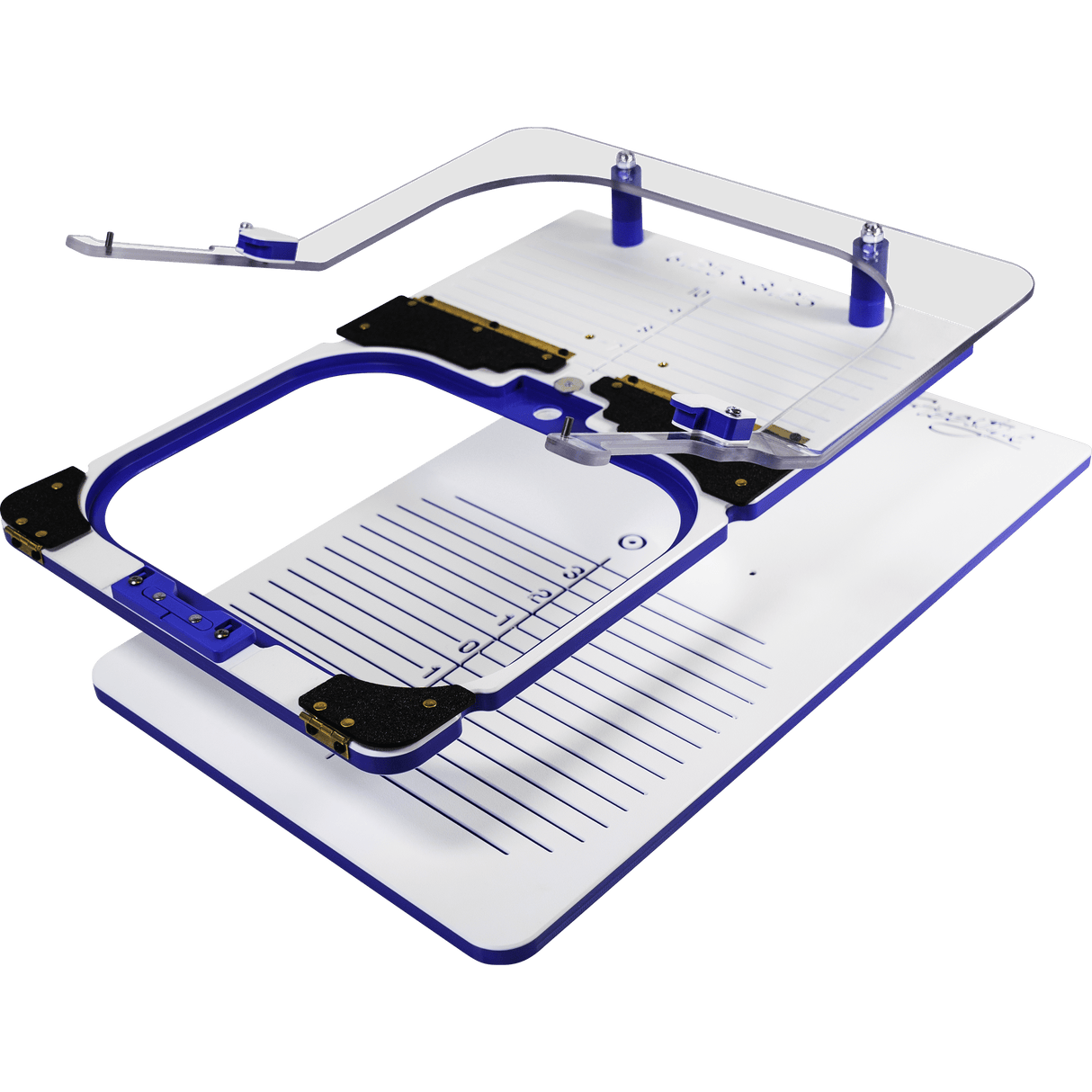 HoopMaster Mighty Hoop Fixtures for SWF Embroidery Machines