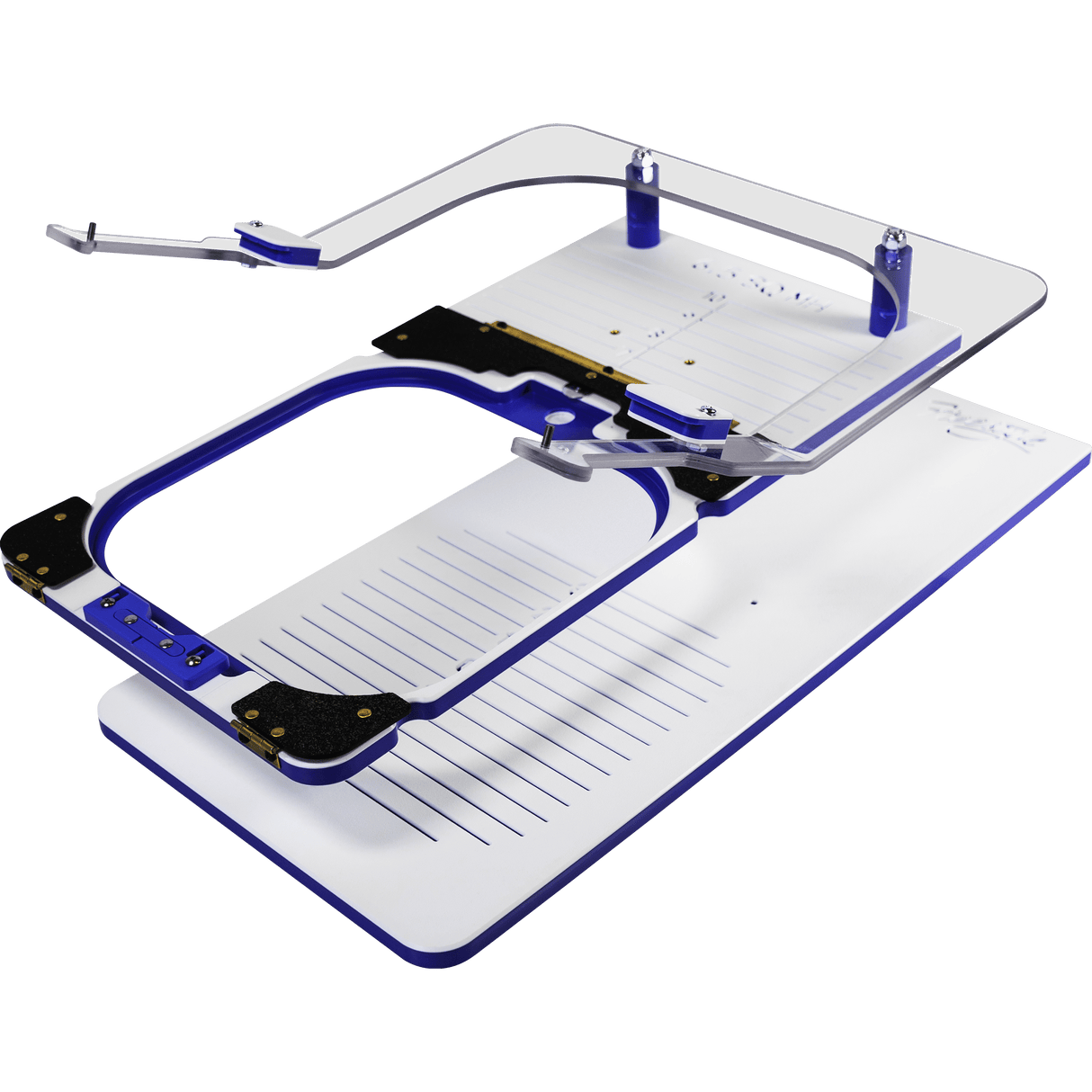HoopMaster Mighty Hoop Fixtures for SWF Embroidery Machines