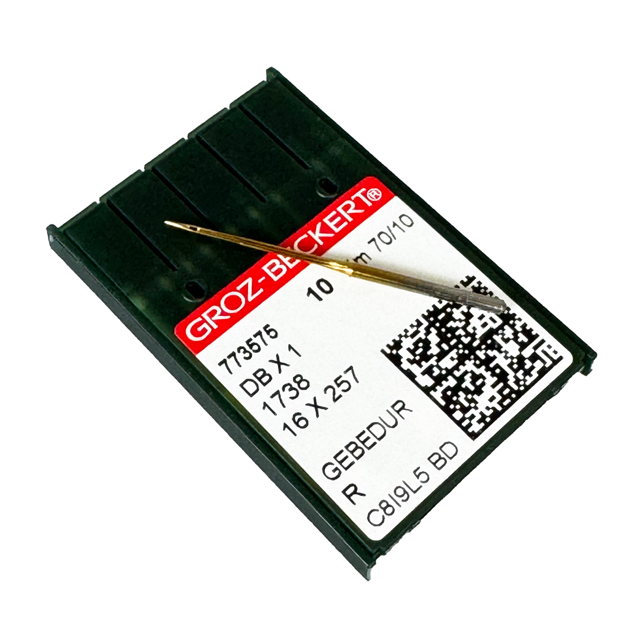 Amann Groz-Beckert Gebedur Embroidery Needles - Sharp - 70/10