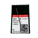 Amann ZSK Embroidery Needle - Sharp - 80/12