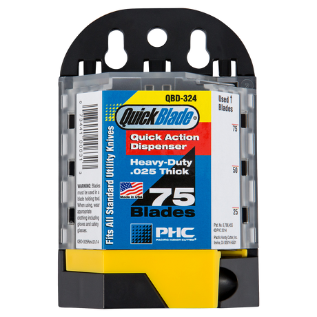 PHC QBD-324 Quickblade Dispenser with SB-92 Utility Blades 