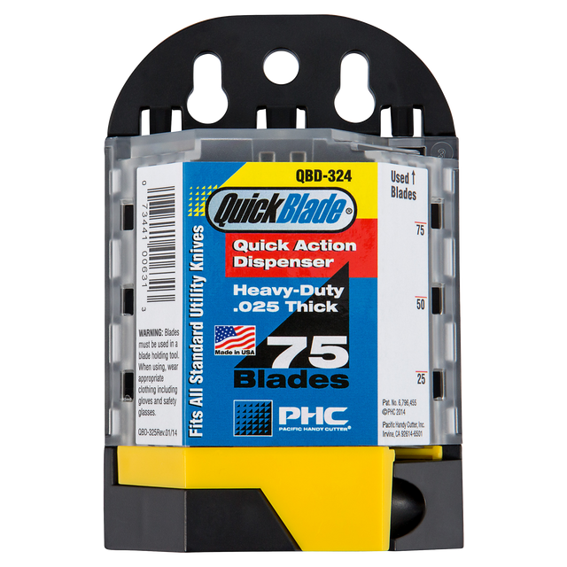 PHC QBD-324 Quickblade Dispenser with SB-92 Utility Blades 