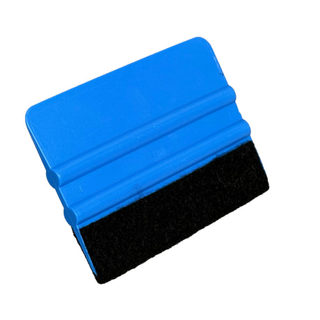 Poly Blend Felt Edge Wrapped Squeegees - Blue