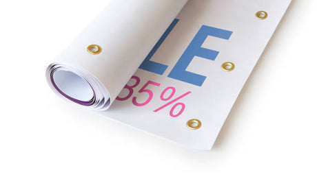 Sample of printed banner
