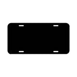 Blank Plastic License Plates - 6 in x 12 in