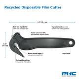 PHC Recycled Disposable Film Cutter