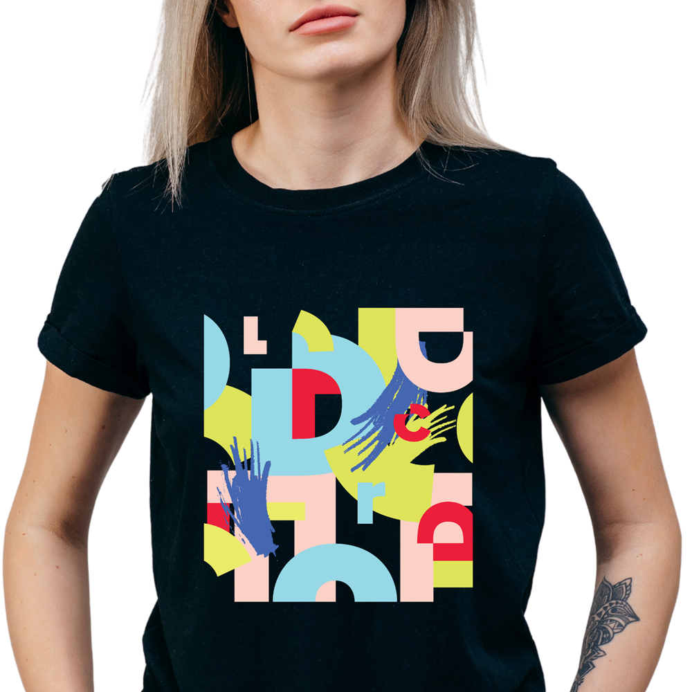 UNINET DTF1000 DTF Basics Starter Bundle Female Shirt Sample