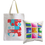 UNINET DTF1000 DTF Basics Starter Bundle Tote Bag & Pillow Sample