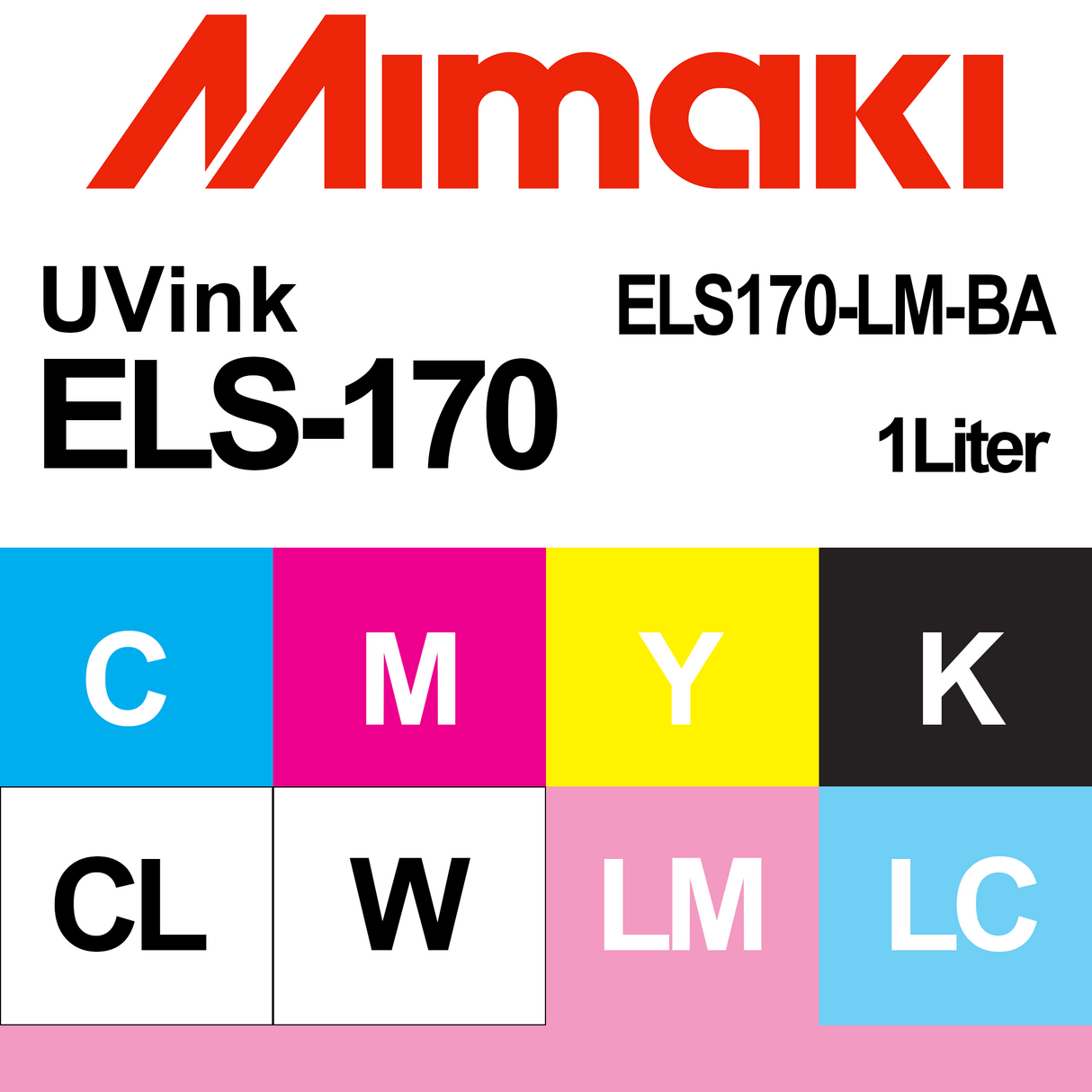 Mimaki ELS-170 UV Ink - 1 Liter