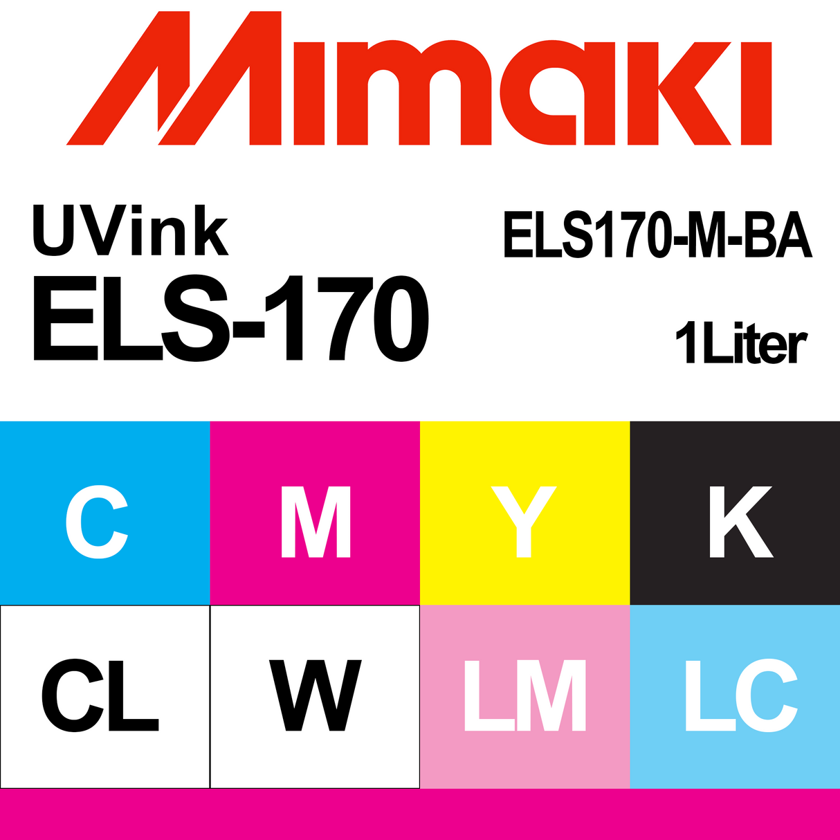 Mimaki ELS-170 UV Ink - 1 Liter
