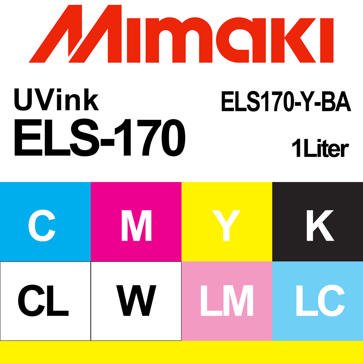 Mimaki ELS-170 UV Ink - 1 Liter