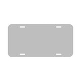 Blank Plastic License Plates - 6 in x 12 in