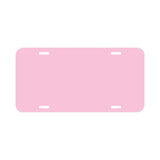 Blank Plastic License Plates - 6 in x 12 in