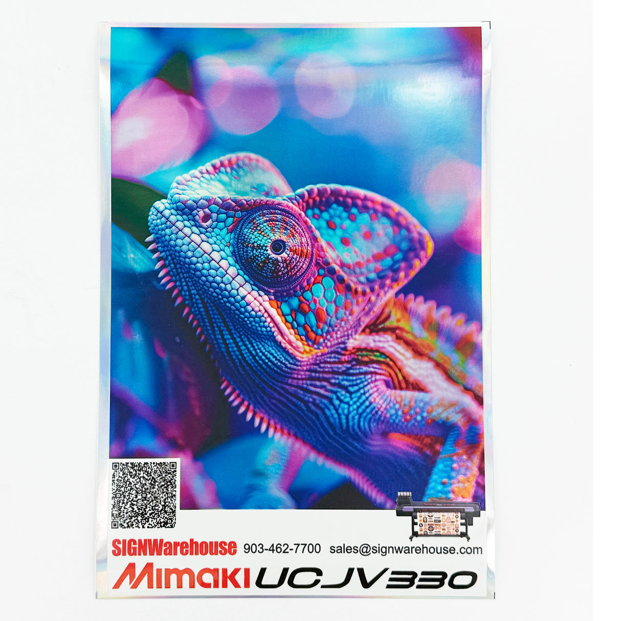 MIMAKI UCJV330 Print Samples