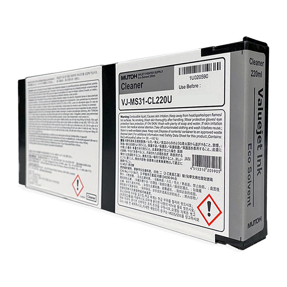Mutoh MS31 Eco-Solvent Ink 220 ml Cartridges – Signwarehouse