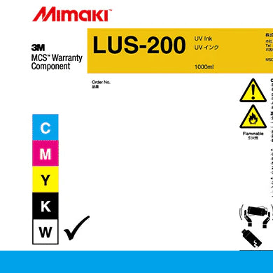 Mimaki LUS-200 - UV Curable Ink Bottle - 1 LTR Mimaki LUS-200 - UV Curable Ink Bottle - 1 LTR