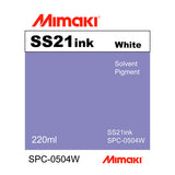 Expiring Soon Inks - Mimaki SS21 Super Solvent Inks - White & Silver - 220 ml