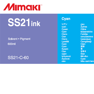 Expiring Soon Inks - Mimaki SS21 Super Solvent Inks - 600 ml