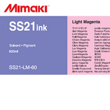 Expiring Soon Inks - Mimaki SS21 Super Solvent Inks - 600 ml