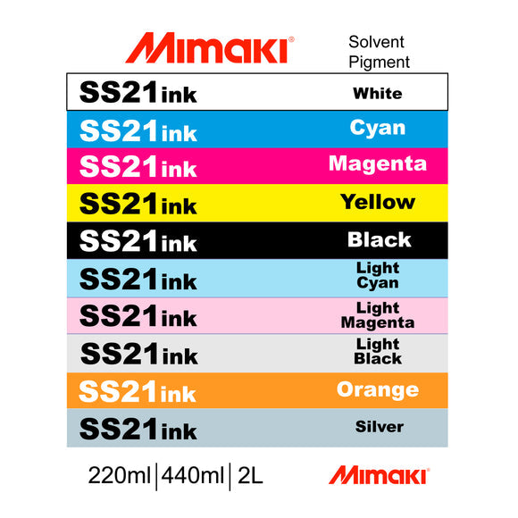 Mimaki SS21 Super Solvent Inks - 440 ml