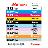 Mimaki SS21 Super Solvent Inks - 440 ml