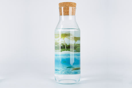 Mimaki UJF-6042 MKII Series - Tabletop UV-LED Printer  Decorative Printed Glass Bottle Sample