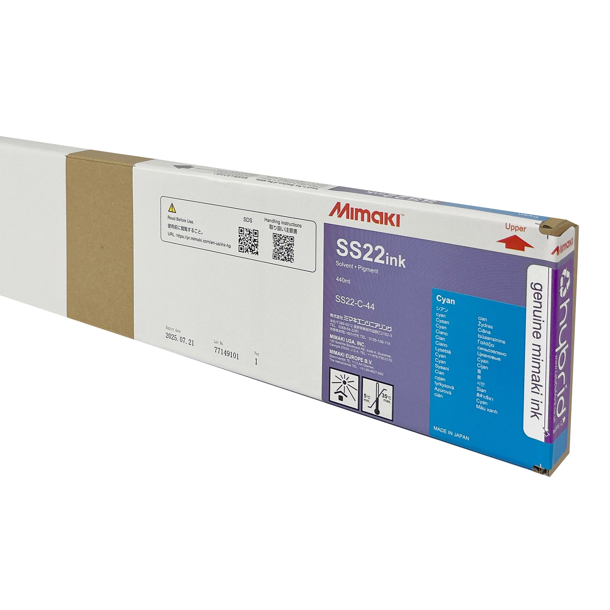 Expiring Soon Inks - Mimaki SS22 Super Solvent Inks - 440 ml