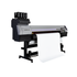 Mimaki UJV100-160 Series - 64 Inch UV-LED Printer Front Left View with Blank Media