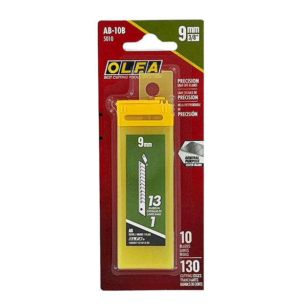 OLFA 9mm Precision Snap-Off Blades - 10 pack
