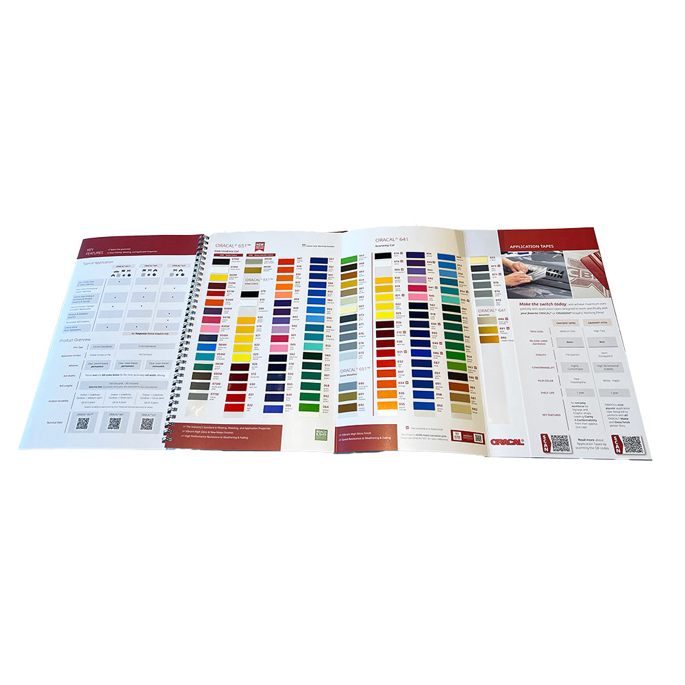Orafol Vinyl Color Chart Guide – Signwarehouse