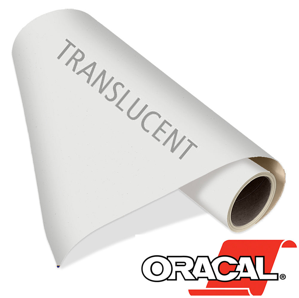 Oracal 8500 Translucent Vinyl - 15 in x 10 yds - Punched