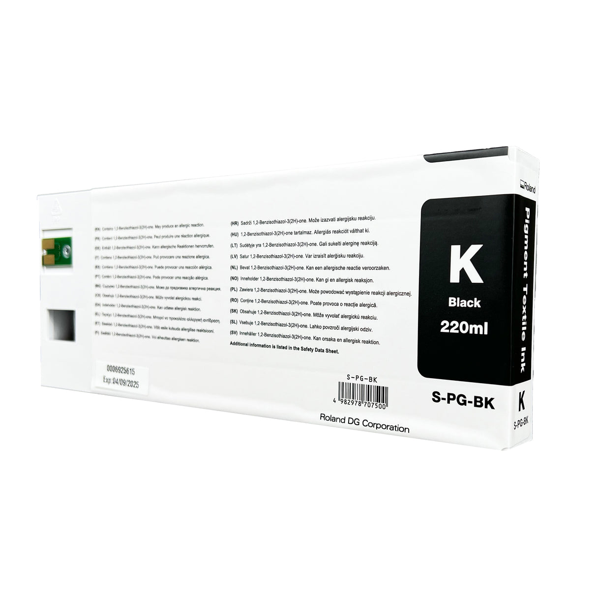 Roland Pigment Textile Ink Cartridges for Roland DTF BY-20 Printers