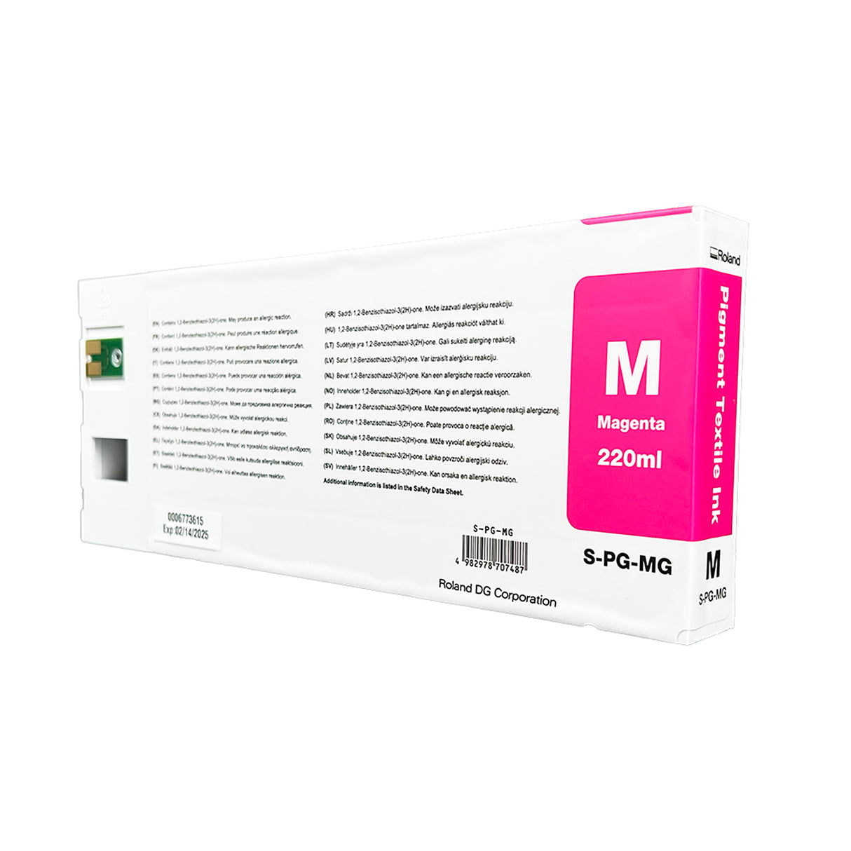 Roland Pigment Textile Ink Cartridges for Roland DTF BY-20 Printers