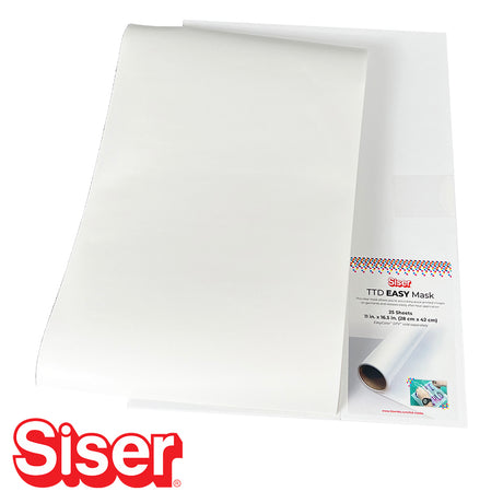 SISER TTD Easy Mask - Heat Transfer Tape 11 in x 16.5 in Sheets