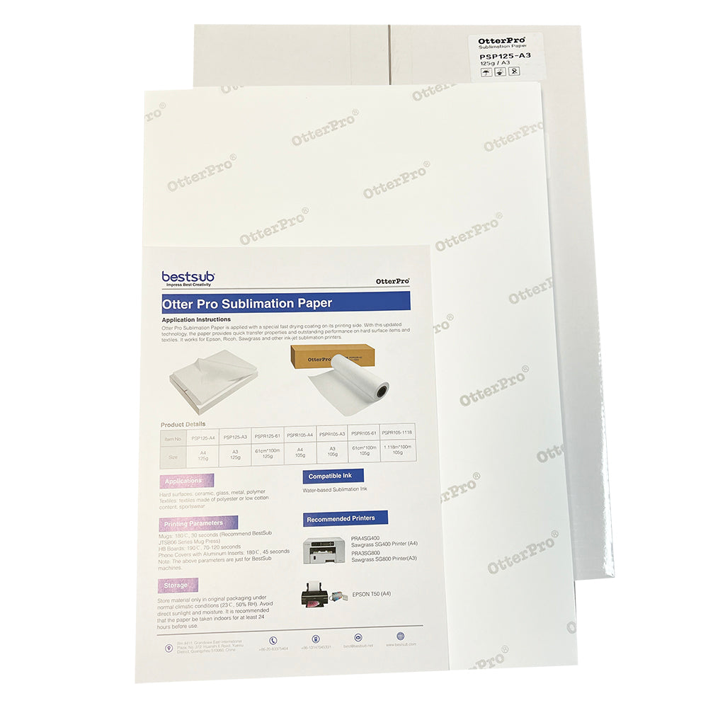 Sublime Dye Sublimation Transfer Paper Size A3