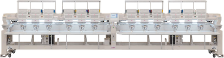 SWF KE Dual-Series Embroidery Machine - 12 Head