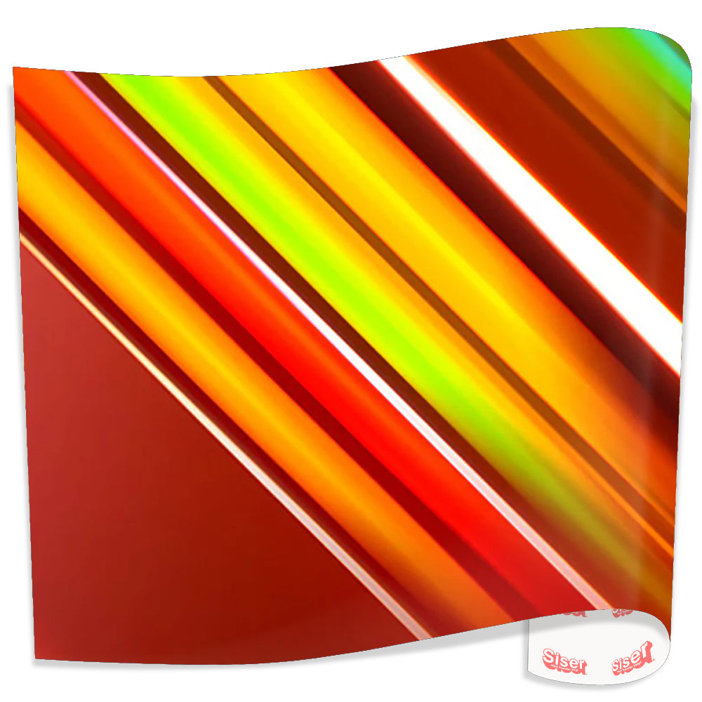 Siser Holographic HTV - Holographic Heat Transfer Vinyl - 20 in x 3 ft