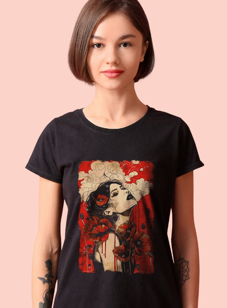 UNINET DTF 4300 Direct to Film Printer Women's T-Shirt Application