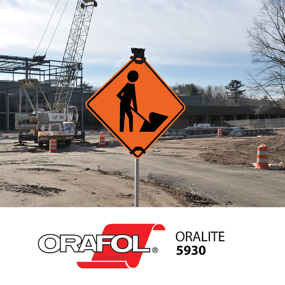 ORALITE 5930 Prismatic Construction Grade Reflective Vinyl | SignWarehouse