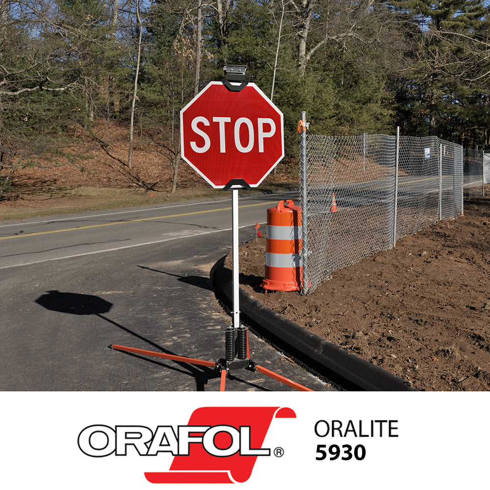 ORALITE 5930 Prismatic Construction Grade Reflective Vinyl | SignWarehouse