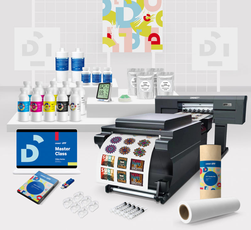 UNINET DTF 6000 Direct to Film Printer Quad Head BASIC Bundle
