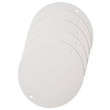 Plastic 10 inch Round Sign Blanks - White