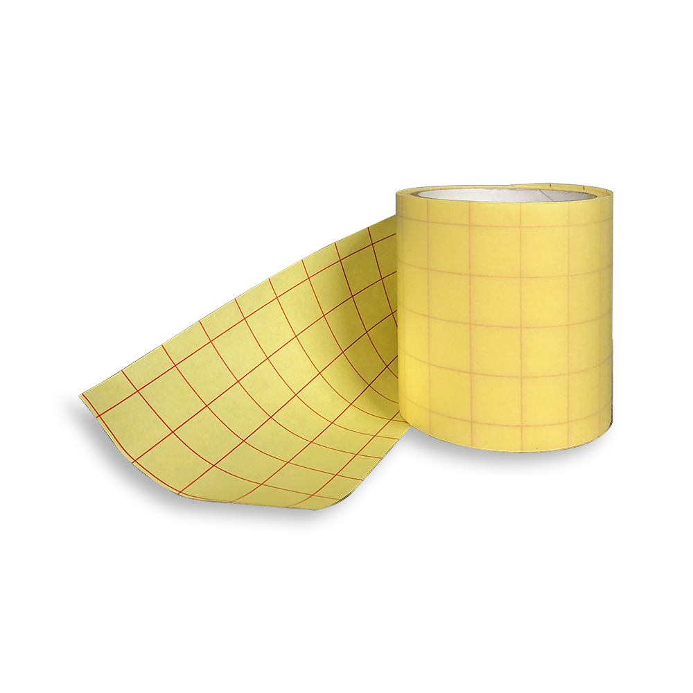 EnduraMASK MHC 165 Clear Red Grid Medium-High Tack Transfer Tape