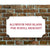 Aluminum Sign Blank for Scroll Bracket - 7 in x 14 in