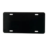 Aluminum License Plate Blanks - 25 mil - 6 in x 12 in - Black or White