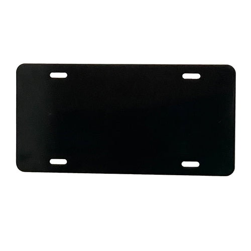 Aluminum License Plate Blanks 25 Mil 6 In X 12 In Black Or White Signwarehouse 6766