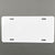 Aluminum License Plate Blanks - 25 mil - 6 in x 12 in - Black or White