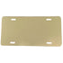 Aluminum Mirrored License Plate Blanks - 6 in x 12 in - Gold & Silver