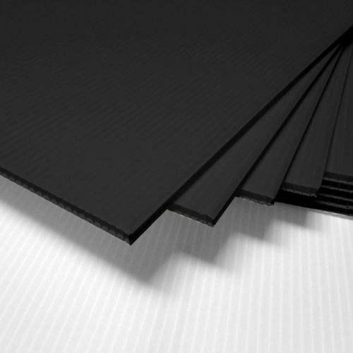 Black Cor-Plastic Sign Blanks