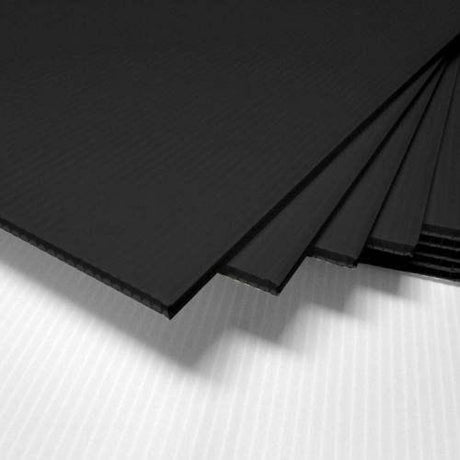 Black Cor-Plastic Sign Blanks